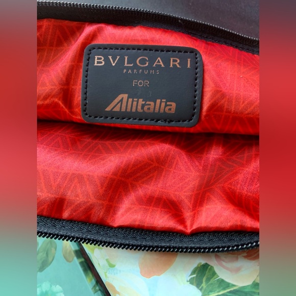 🛑 BVLGARI Bulgari Parfums for Alitalia Zip Pouch / Cosmetic Tablet Case🛑#BUL - Picture 5 of 12